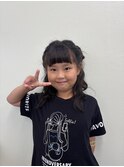ヘアアレンジ 《ハーフツイン》