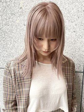 ラキング ギンザ トウキョウ(LAKING GINZA) くびれヘア/アプリコットオレンジ/夏/ハイライトカラー[銀座駅]