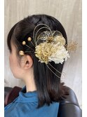 華やかに映える 和モダンボブ