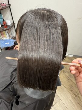 ボクノ 6号店 大橋(bokuno) 【 chika 】髪質改善矯正 / ミニボブ /艶髪 / 黒髪 /