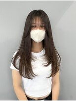 アウラ 近鉄八尾駅前店(Aura)&nbsp;レイヤーカット×イルミナカラー×UPTOGLOSS髪質改善  近鉄八尾