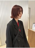 red color×mini bob