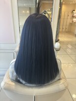 アッシュ 西荻窪店(Ash)&nbsp;ブリーチ1回のネイビーカラー