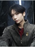 ナチュラルな縮毛矯正で作るシースルーコンマバング