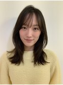 ナチュラルハッシュカット