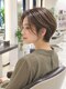 カルディアルッソ(CARDIA LUSSO)の写真/お手入れ簡単だけど自然で好感度高いショート◎計算し尽くされたカットが生み出す大人可愛いフォルム