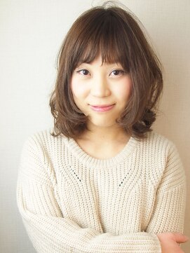 ピエドプール(PiED DE POULE) 小顔効果抜群!ナチュラル柔らかミディ