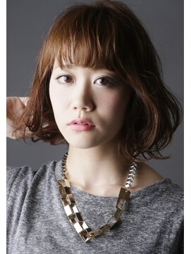 アドラーブル はなみずき店(adorable) 【adorable】重め前髪◎ラフ感ウェーブ3Ｄボブディ