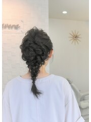 パーティーヘアセット♪　美シルエットのダウンスタイル☆