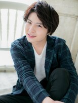 モッズ ヘア 福岡姪浜店(mod's hair)&nbsp;*mod's姪浜*…くせ毛風パーマのサイドパートハンサムショートd