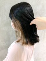 アイティー バイ アルバム 中野店(IT by ALBUM)&nbsp;インナーカラー_オリーブカラーハイライトカラー_ba308342