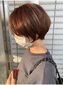 襟足スッキリショートボブ