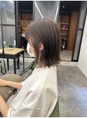 外はねボブ/切りっぱなし/学割U24/本厚木/イルミナカラー