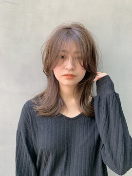 アリエッタ(aRietta) [arietta]シースルーバングおくれ毛オリーブベージュ