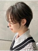 黒髪/グレーベージュ/レイヤーロング/前髪パーマ[西船橋/津田沼]