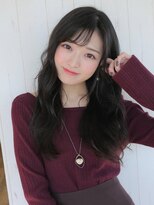 アグ ヘアー コリン 小倉駅前店(Agu hair choline) 《Agu hair》ゆる巻★斜めバング×numberA.ベースケアミルク