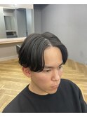 神戸/三ノ宮/元町メンズサロンニュアンスパーマセンターパート