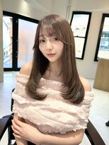 ルル(loulou)&nbsp;loulou ブリーチなしベージュ　前髪顔まわりレイヤー薬院天神南