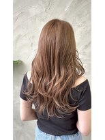 ヘアーアンドケアブラスト(HAIR CARE Blast) 20代30代ブリーチなしベージュ/韓国風/顔周りレイヤー