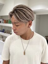 ハイライトバレイヤージュダブルカラー20代30代40代グレージュ