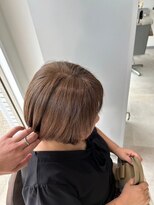 エルピス 中央林間店(elpis)&nbsp;透明感ブリーチなし白髪ぼかし