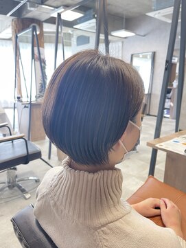 リンクミリ(Link mili) 前髪ありイメチェンショート/ショートボブ/マロンブラウン/秋色