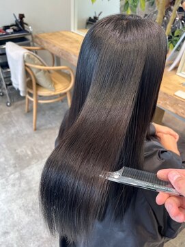 ノイ(noi) 髪質改善トリートメントミルクティーベージュカラーくびれヘア