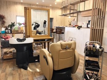 ヘアーアトリエ アンル(hair atelier anle)の写真/一人ひとりのお客様にしっかり向き合うマンツーマン施術！人目が気にならないプライベート空間も嬉しい♪