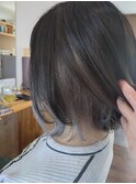 インナーカラーグレー