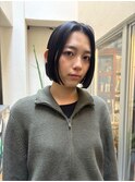 切りっぱなしボブ