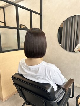 マイルームギンザ 銀座店(my room GINZA) 【艶髪スタイル】縮毛矯正 ボブ 銀座 東銀座
