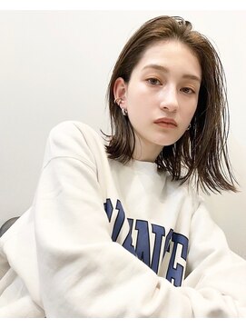 ベル 新宿(Belle) 短すぎるショートが苦手な方へ前髪なしの長めボブ
