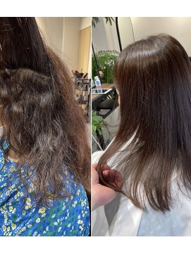 オモチャ(OMOCHA) 髪の復活！感動の艶ストレート