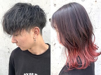 レーヴ(Reve)の写真/【学割クーポン多数ご用意☆】【人気No1♪学割Ｕ24限定】カット+カラー￥10800→￥8000など要Check！！