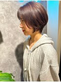 ショートボブカット
