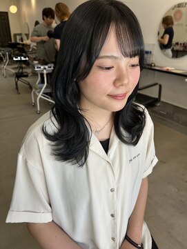 ラック 津田沼(LUCK) レイヤーカットダブルカラーインナーカラーケアブリーチ