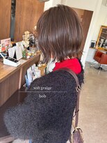 パル バイ ラベスト(Pal by lovest) ソフトグレージュ×軽めボブ