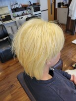 サムソンアンドデリラジェイエル(SAMSON&DELILA JL)&nbsp;ブリーチカラーの王道！あえて色味をのせないゴールドカラー！