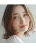 【旬の大人女性カラー】リタッチカラー(根元染)+カット¥9000