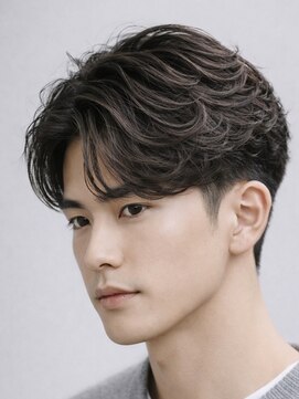 ハレ ヘアサロン(Hale hair salon) Hale刈り上げセンターパートニュアンスパーマフェザーパーマ原宿