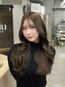 【arin指名限定】◯人気クーポン◯艶カラー+カット+艶髪トリートメント