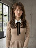 韓国風くびれレイヤーロング
