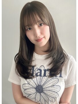 エル セルカ 高田馬場(el CERCA) 透明感オリーブカラー×レイヤーカット