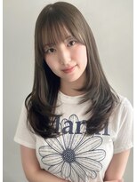 エル セルカ 高田馬場(el CERCA) 透明感オリーブカラー×レイヤーカット
