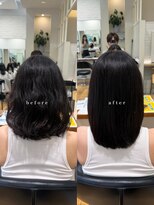 パーマ落としラボ アピッシュ 青山(apish)&nbsp;パーマ落としパーマお直しパーマ戻しストレートヘア髪質改善