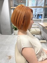 フェイバー 銀座 東銀座(FAVOR) ボブ×アプリコットカラー
