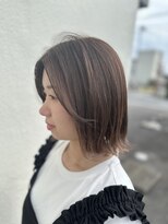 ヒトヘアースマイル 各務原(hito hair×smile)&nbsp;ツヤ感×透明感ボブ