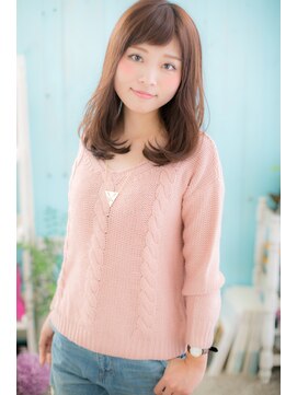 ミック 日暮里店(miq) ショートバングで個性的に*クセ毛風ロング