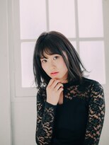 美容室 リズヘアー 稲毛店(Riz hair)&nbsp;暗髪グレージュボブ