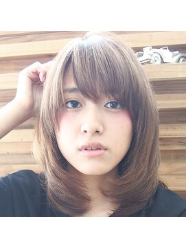 リベラ(LIBERA) ≪Libera表参道≫☆ミディアムワンカール×シルキーベージュ☆